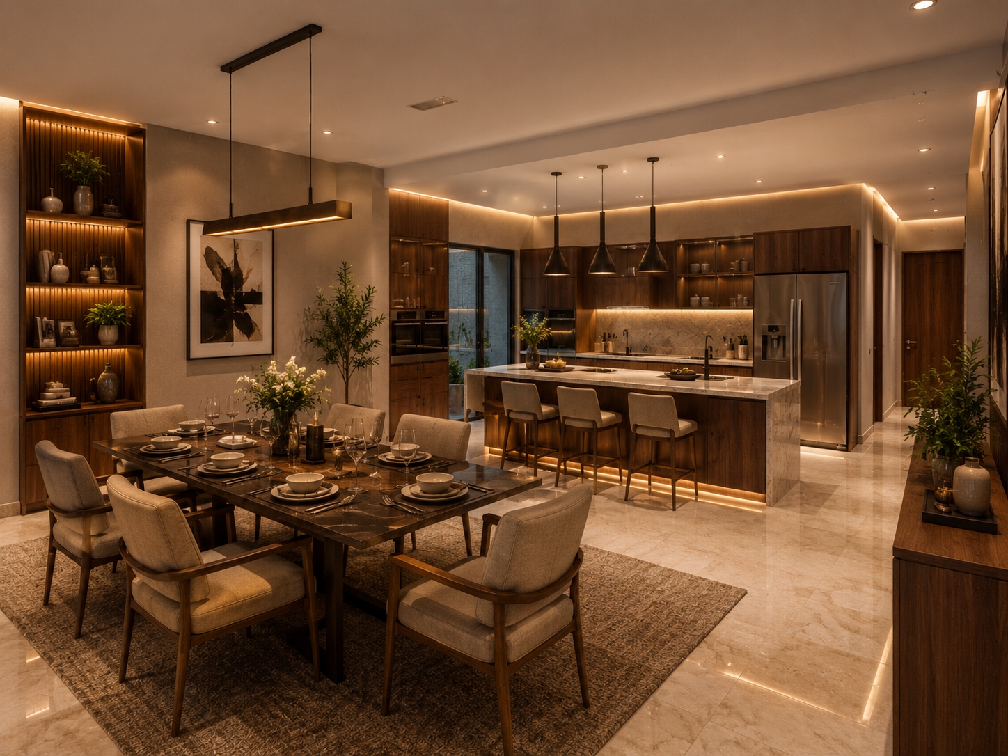 Modular Kitchen & Dining by Saffron Interior Design